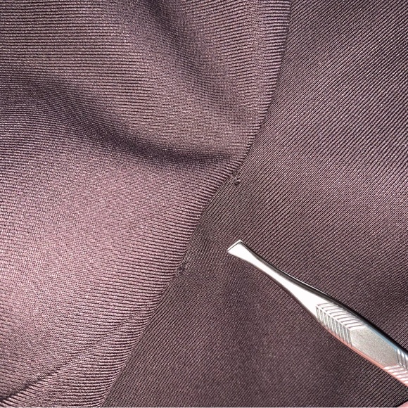 Merona Sz Medium Chocolate Brown 2 Button Blazer - Picture 8 of 11